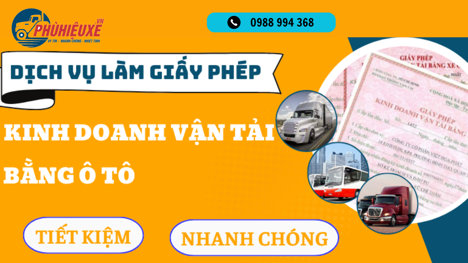 Dịch vụ làm giấy phép kinh doanh vận tải bằng xe ô tô tại Xe Hồng Hà