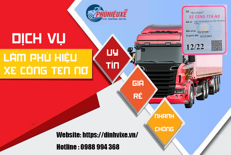 Phù hiệu xe công ten nơ