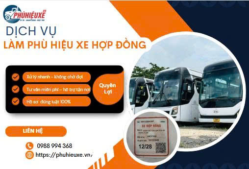 Phù hiệu xe hợp đồng