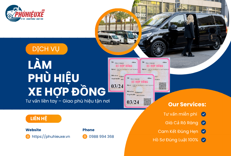Phù hiệu xe hợp đồng