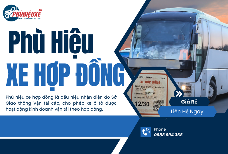 Phù hiệu xe hợp đồng