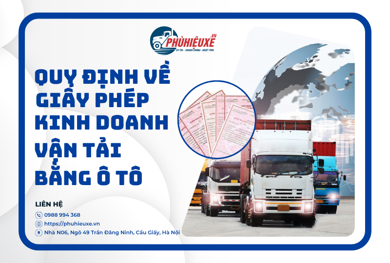 Giấy phép kinh doanh vận tải bằng ô tô