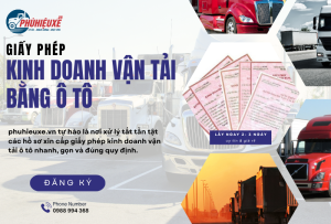 Giấy phép kinh doanh vận tải bằng ô tô