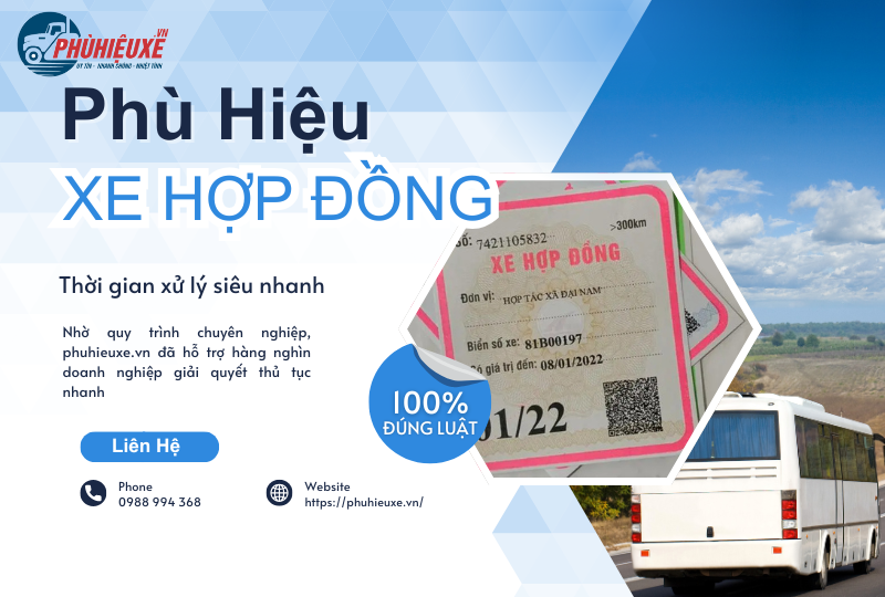 Phù hiệu xe hợp đồng