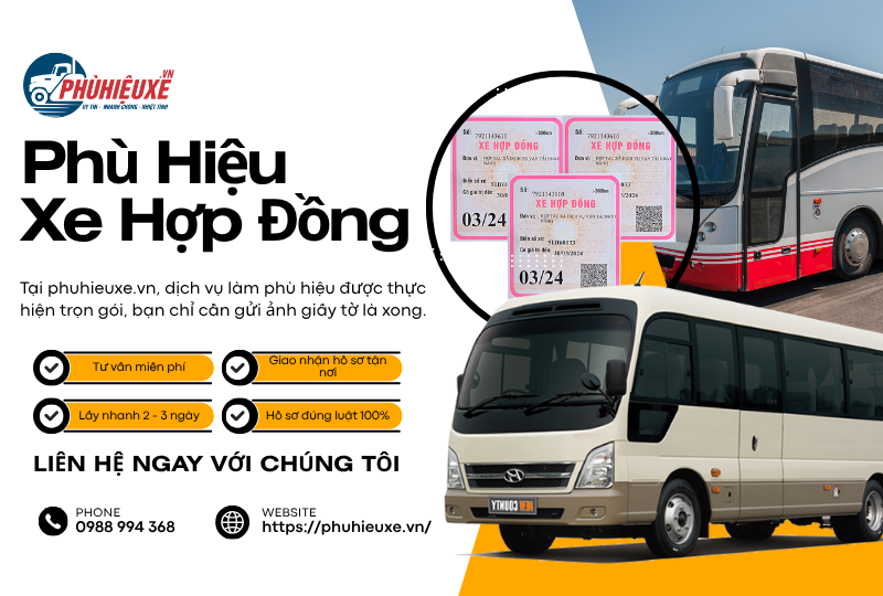 Phù hiệu xe hợp đồng