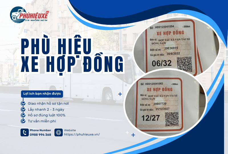 Phù hiệu xe hợp đồng
