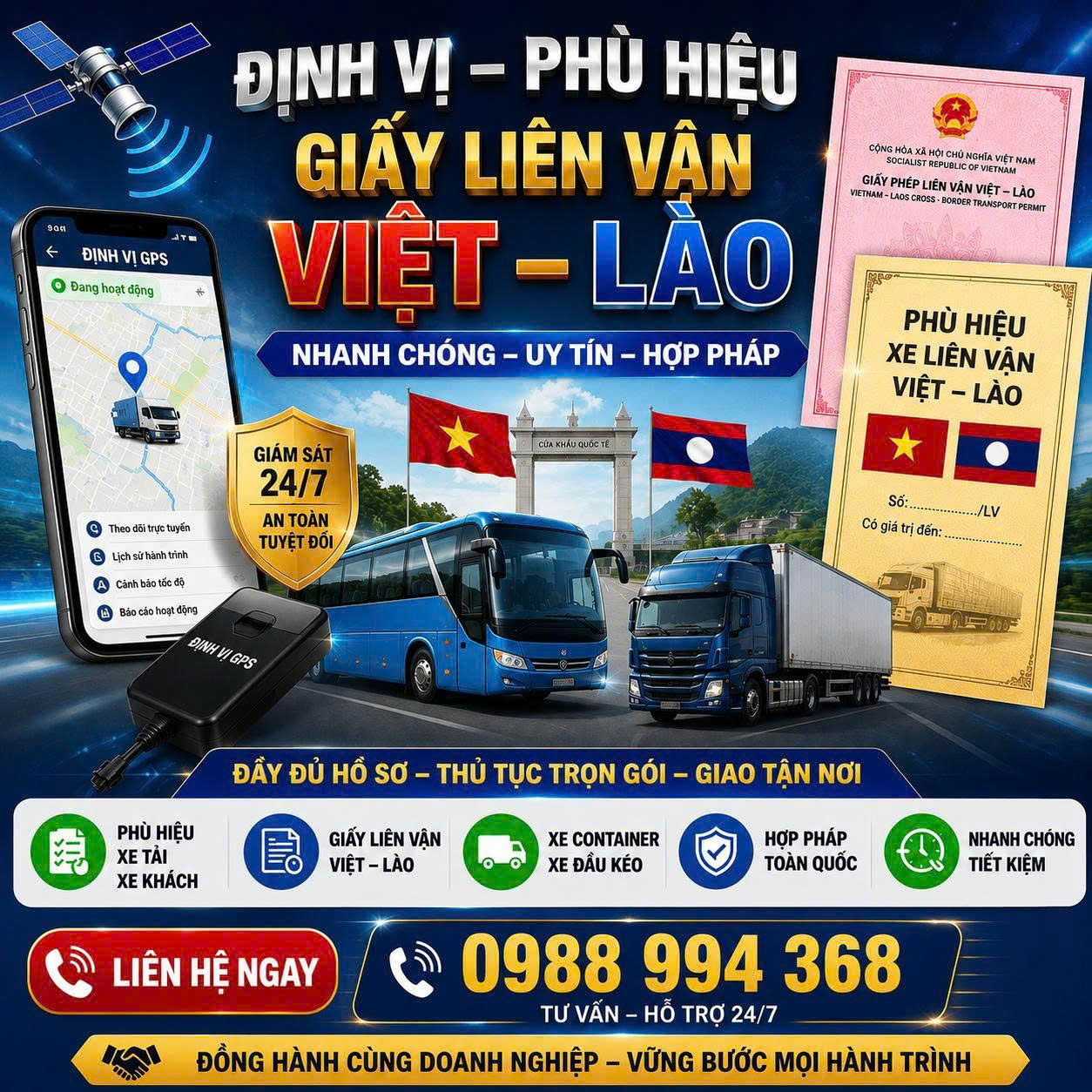 Giấy phép liên vận Việt Lào