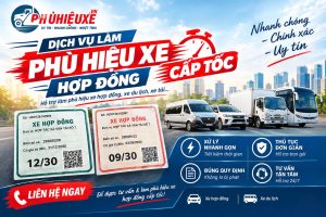 Phù hiệu xe hợp đồng
